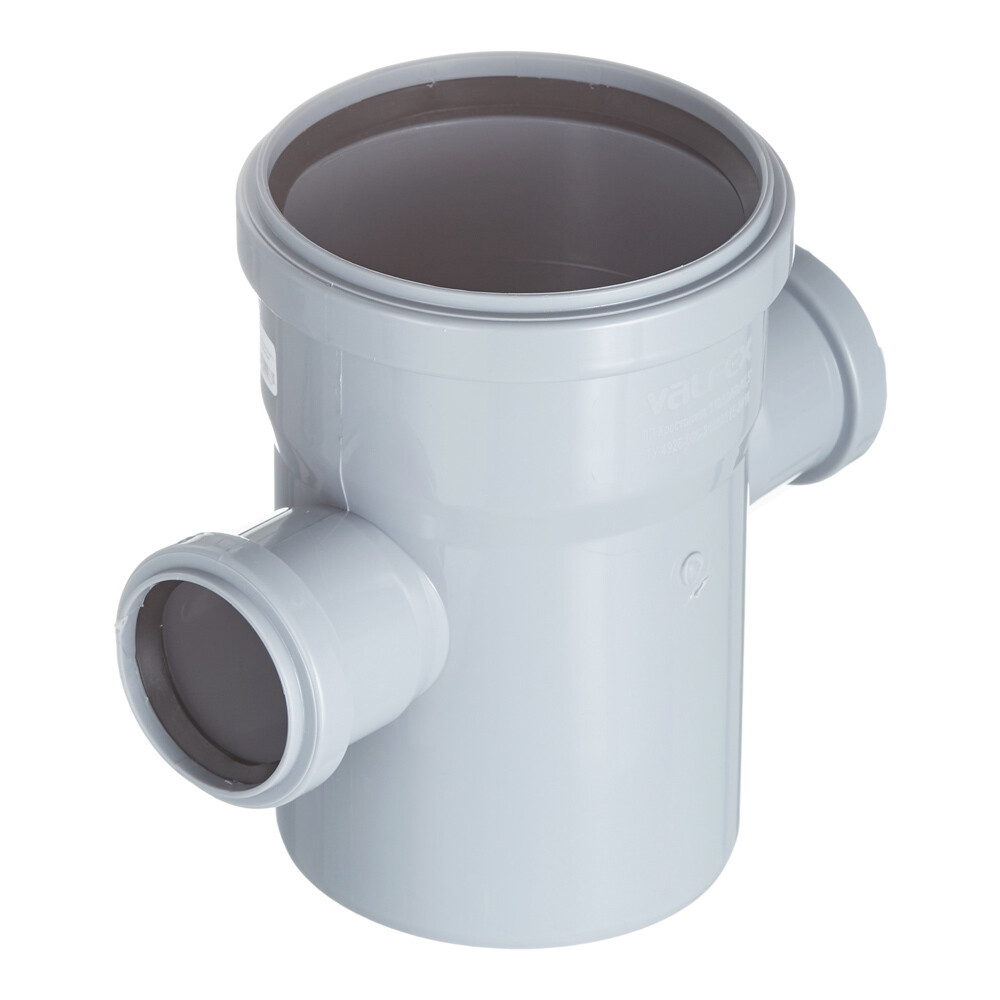 Крестовина Valfex d110х50х50 мм 87° пластиковая одноплоскостная для внутренней канализации (27211550)
