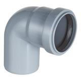 Отвод Valfex d50 мм 87° пластиковый для внутренней канализации (20101050)