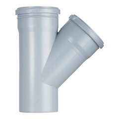 Тройник Valfex d110 мм 45° пластиковый для внутренней канализации (22110110) - фото 3