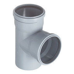 Тройник Valfex d110 мм 87° пластиковый для внутренней канализации (24110110) - фото 1