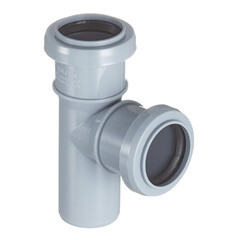 Тройник Valfex d40 мм 87° пластиковый для внутренней канализации - фото 1