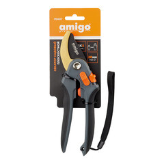 Секатор плоскостной Amigo с двухкомпонентными рукоятками (76407) - фото 2