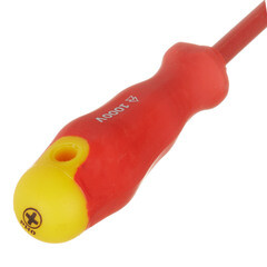 Отвертка диэлектрическая крестовая PH0 75 мм 1000 В Онлайт (82949) - фото 3