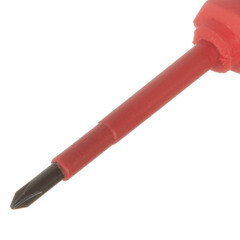 Отвертка диэлектрическая крестовая PH1 80 мм 1000 В Онлайт (82950) - фото 2