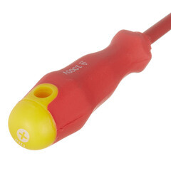 Отвертка диэлектрическая крестовая PH1 80 мм 1000 В Онлайт (82950) - фото 4