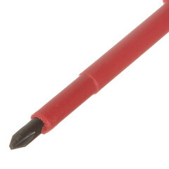 Отвертка диэлектрическая крестовая PH2 100 мм 1000 В Онлайт (82951) - фото 4