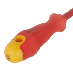 Отвертка диэлектрическая плоская SL4 100 мм 1000 В Онлайт (82953) - фото 2