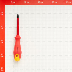 Отвертка диэлектрическая крестовая PZ1 80 мм 1000 В Онлайт (82996) - фото 3
