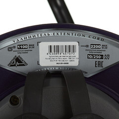 Удлинитель Партнер Электро без заземления 30 м на катушке 2,2 кВт 4 розетки ПВС 2х1 кв.мм IP44 - фото 2