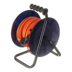 Удлинитель Партнер Электро с заземлением 20 м на катушке 2,2 кВт 4 розетки ПВС 3х1 кв.мм IP20 - фото 4