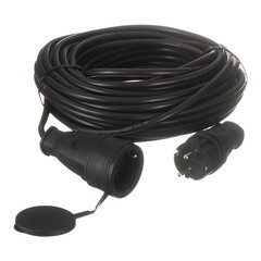 Изображение товара Удлинитель Svet с заземлением 20 м 2,2 кВт 1 розетка ПВС 3х1 кв.мм IP44