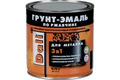 Грунт-эмаль ДАЛИ / DALI 3в1 ГЛЯНЦЕВАЯ Винно-красный. RAL 3005, 0,75 л / 45807