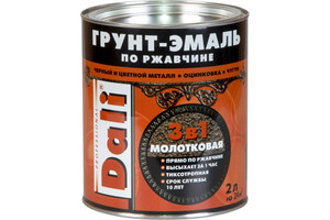 Грунт-эмаль ДАЛИ / DALI 3в1 молотковая Бронзовая, 2л / 135632 — купить ...