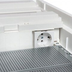 Основание для щита EKF PROxima Nova пластиковое IP40 548х305х87 мм 3 габарит 1 DIN-рейка 2 монтажных платы белое - фото 3