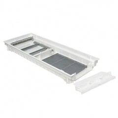 Основание для щита EKF PROxima Nova пластиковое IP40 798х305х87 мм 5 габарит 2 DIN-рейки 3 монтажных платы белое - фото 9