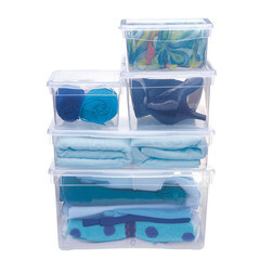 Контейнер для хранения Кристалл 330х190х120 мм 5 л с крышкой - фото 2