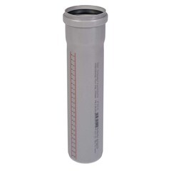 Труба канализационная Ostendorf НТЕМ d75х250 мм пластиковая для внутренней канализации (113010) - фото 2