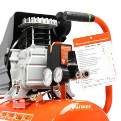 Компрессор масляный Patriot Euro 24-240 K 24 л 1,5 кВт (525306366) - фото 3