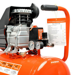 Компрессор масляный Patriot Euro 50-260 K 50 л 1,8 кВт (525306316) - фото 4