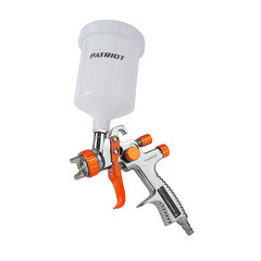 Краскораспылитель пневматический Patriot (830901016) LVLP 1,2A 1/4" верхний бачок