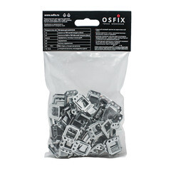 Крепеж кляймер №6 с гвоздями для имитации бревна Осфикс (100 шт.) - фото 2