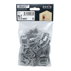 Крепеж кляймер №7 с гвоздями для вагонки/блок хауса и имитации бруса Осфикс увеличенный (50 шт.) - фото 4