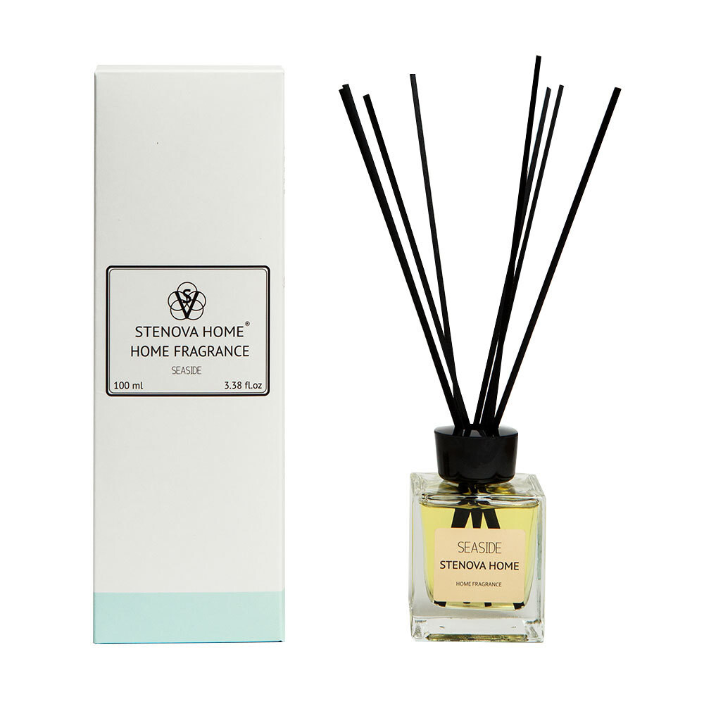 Изображение товара Аромадиффузор с палочками Stenova Home SeaSide 100 мл для дома и офиса