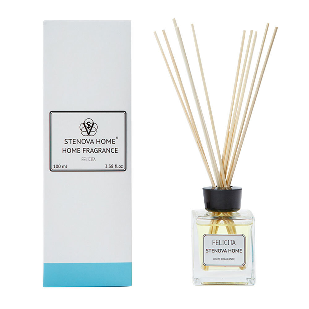 Изображение товара Аромадиффузор с палочками Felicita 100 мл Stenova Home для дома и офиса