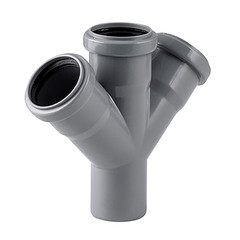 Изображение товара Крестовина Lammin d50х50х50 мм 45° пластиковая для внутренней канализации