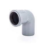 Отвод Lammin d50 мм 87,5° пластиковый для внутренней канализации