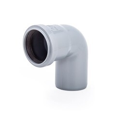 Отвод Lammin d50 мм 87,5° пластиковый для внутренней канализации