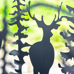 Чаша костровая Олени 800 мм коническое дно 4 ножки - фото 3