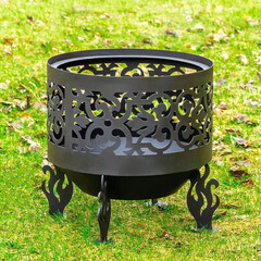 Чаша костровая Ажурная 600 мм коническое дно 4 ножки - фото 5