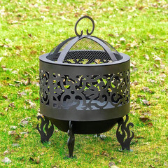 Чаша костровая Ажурная 800 мм коническое дно 4 ножки - фото 4