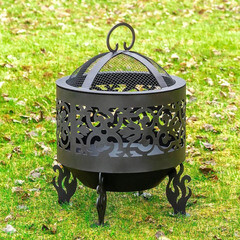 Чаша костровая Ажурная 500 мм коническое дно 4 ножки - фото 4