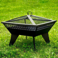 Крышка-искрогаситель 620х620 мм для костровой чаши - фото 3