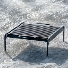 Решетка-гриль 320х320 мм с подставкой под шампуры для чаши - фото 4