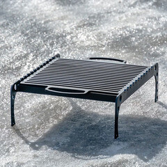 Решетка-гриль 470х375 мм с подставкой под шампуры для чаши - фото 4