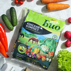 Удобрение органоминеральное сухое универсальное гранулированное Компост конский Фаско 2 кг - фото 2