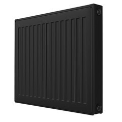 Изображение товара Радиатор стальной панельный тип 22 Royal Thermo Compact 500х600 мм1/2 боковое подключение черный