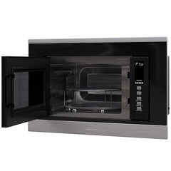 Микроволновая печь встраиваемая Krona Laune нержавеющая сталь/черная - фото 3