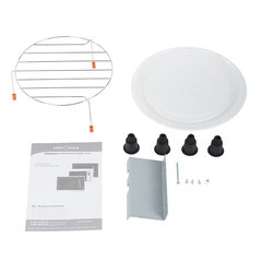 Микроволновая печь встраиваемая Krona Raum нержавеющая сталь/черная - фото 3