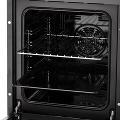 Духовой шкаф электрический встраиваемый Krona Breve 45 BL 447 мм черный - фото 3