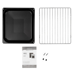 Духовой шкаф электрический встраиваемый Krona Breve 45 WH 447 мм белый - фото 6