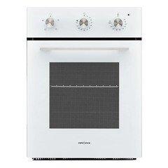 Духовой шкаф электрический встраиваемый Krona Breve 45 WH 447 мм белый - фото 1