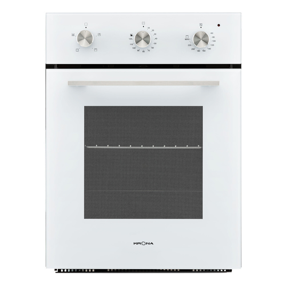 Духовой шкаф электрический встраиваемый Krona Breve 45 WH 447 мм белый