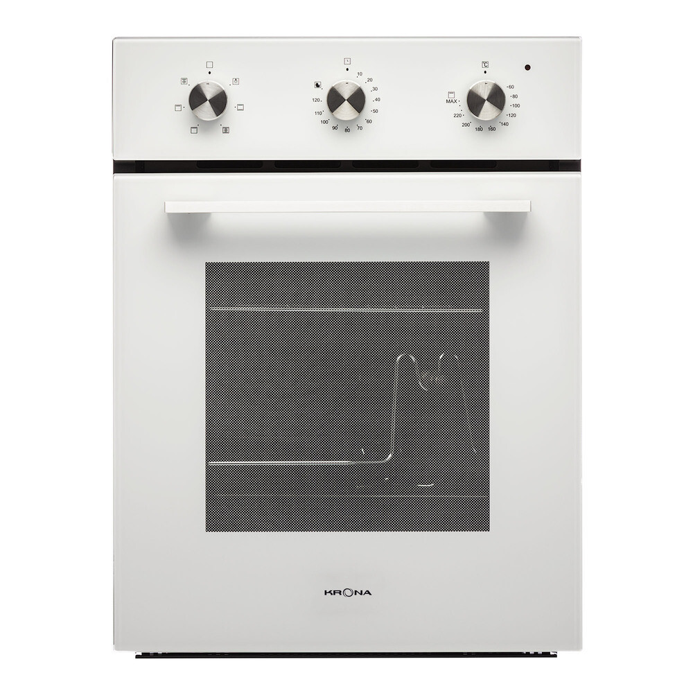 Духовой шкаф электрический встраиваемый Krona Corrente 45 WH 447 мм белый