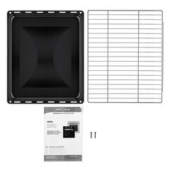 Духовой шкаф электрический встраиваемый Krona Sera 60 BL 595 мм слоновая кость - фото 3