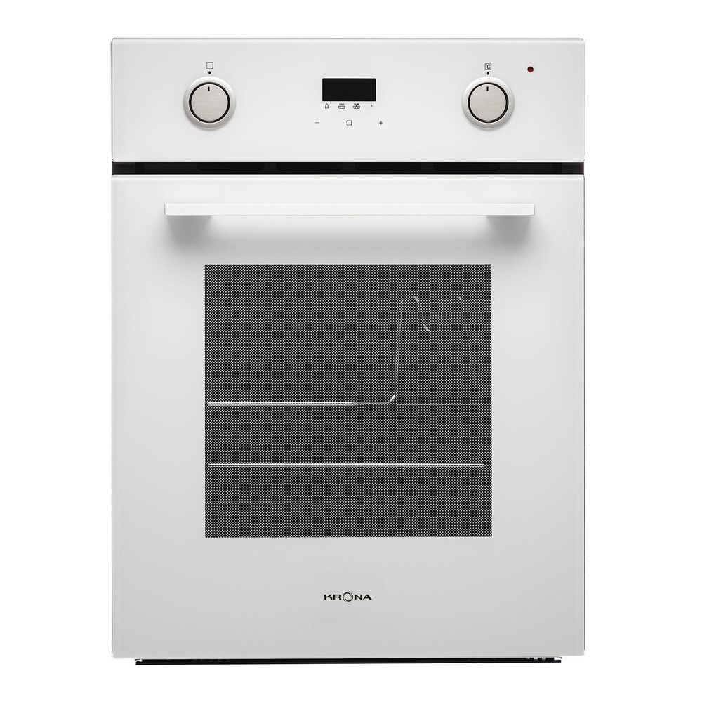 Изображение товара Духовой шкаф электрический встраиваемый Krona Sonata 45 WH 447 мм белый