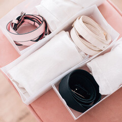 Короб для хранения 350х105х80 мм набор 3 штуки - фото 3